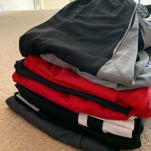 10 pairs of basketball shorts! Name brands